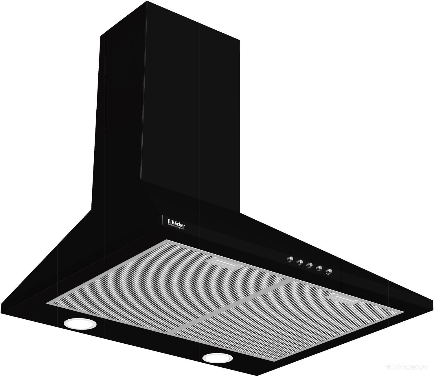 Кухонная вытяжка Backer KH-60A-F1 (Shiny Black)