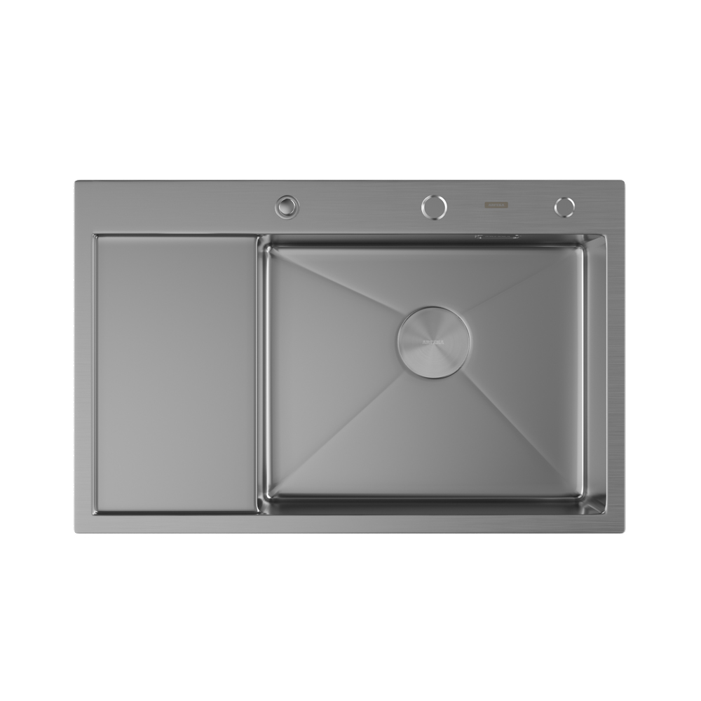 Мойка ARFEKA ECO AR 780*500 R POP-UP SATIN