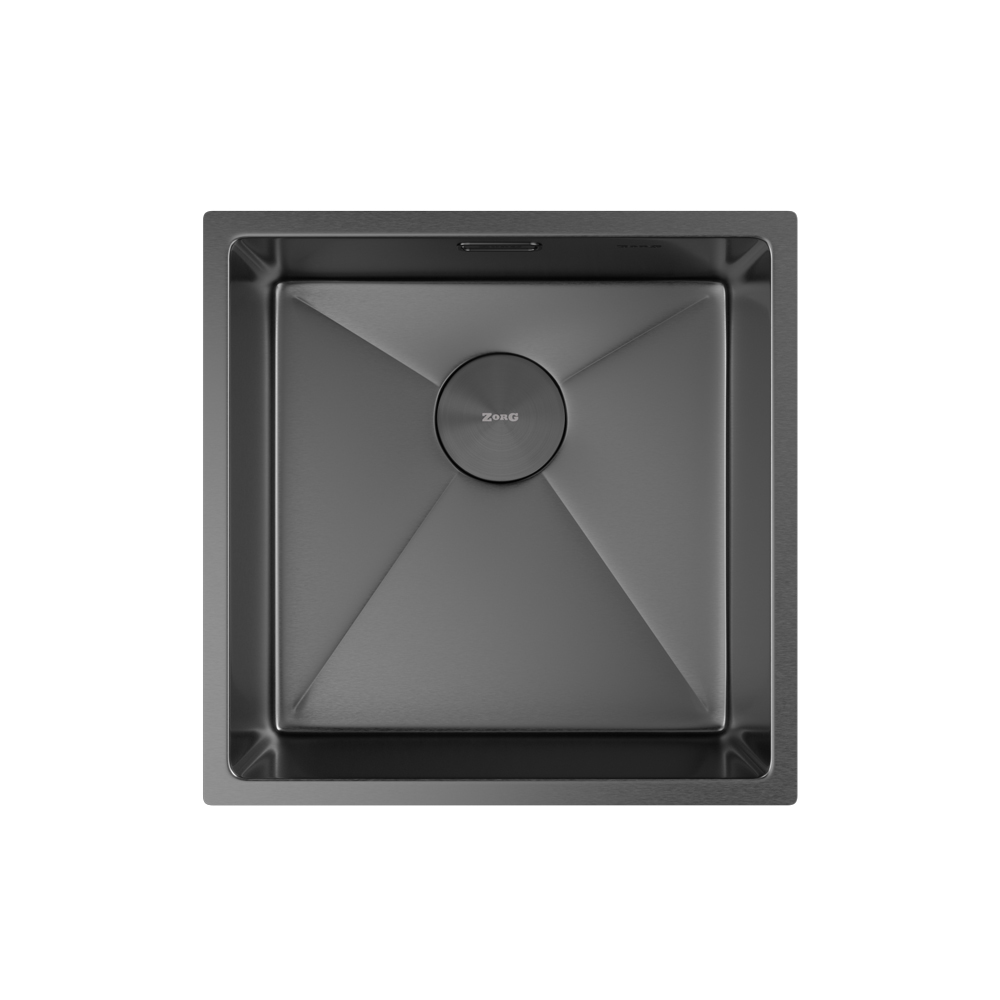 Мойка ZorG ZEROX 44 U / IF PVD GUNBLACK
