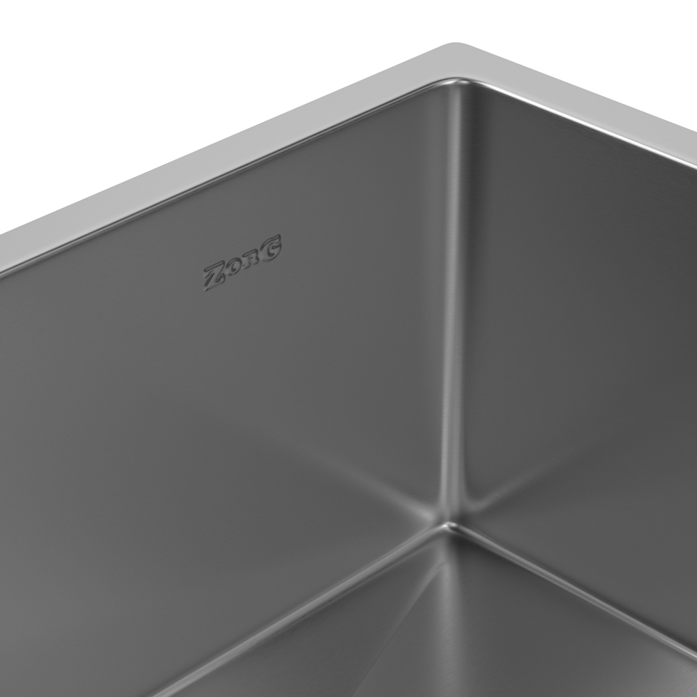 Мойка ZorG ZEROX 44 U / IF STEEL