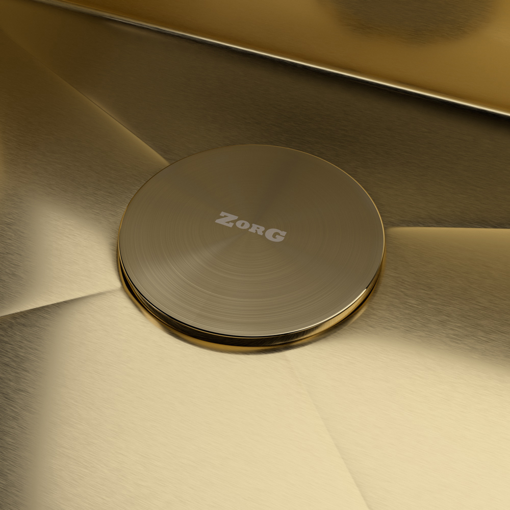 Мойка ZorG ZEROX 49 U / IF PVD GOLD