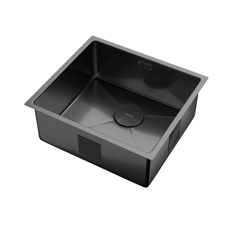 Мойка ZorG ZEROX 49 U / IF PVD GUNBLACK