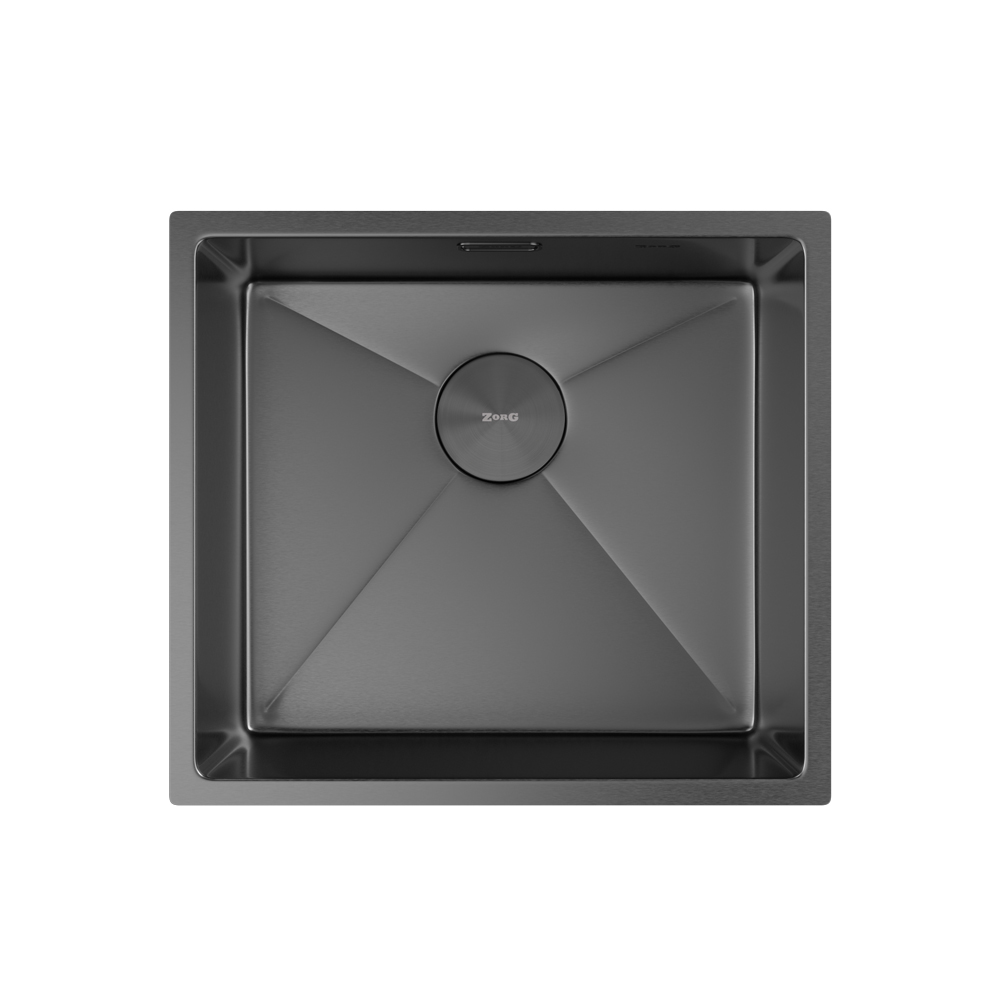 Мойка ZorG ZEROX 49 U / IF PVD GUNBLACK