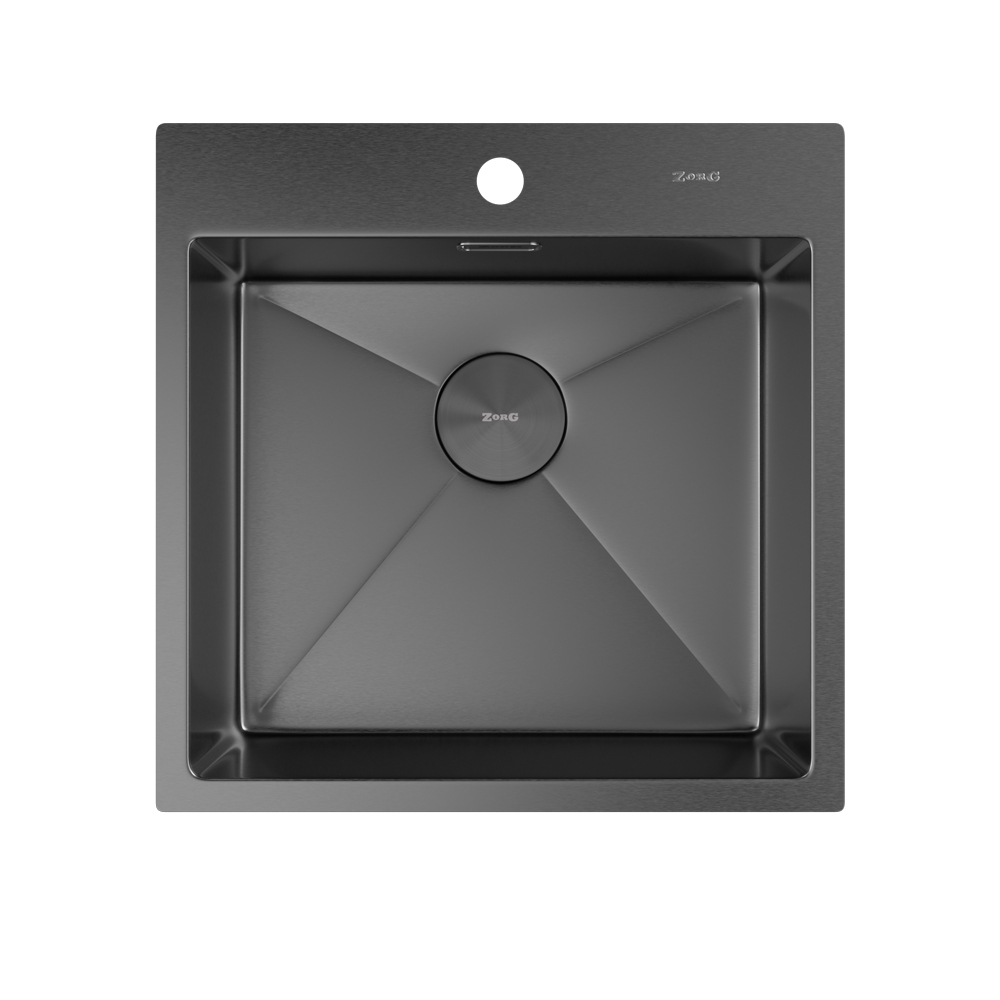Мойка ZorG ZEROX 51 IF PVD GUNBLACK