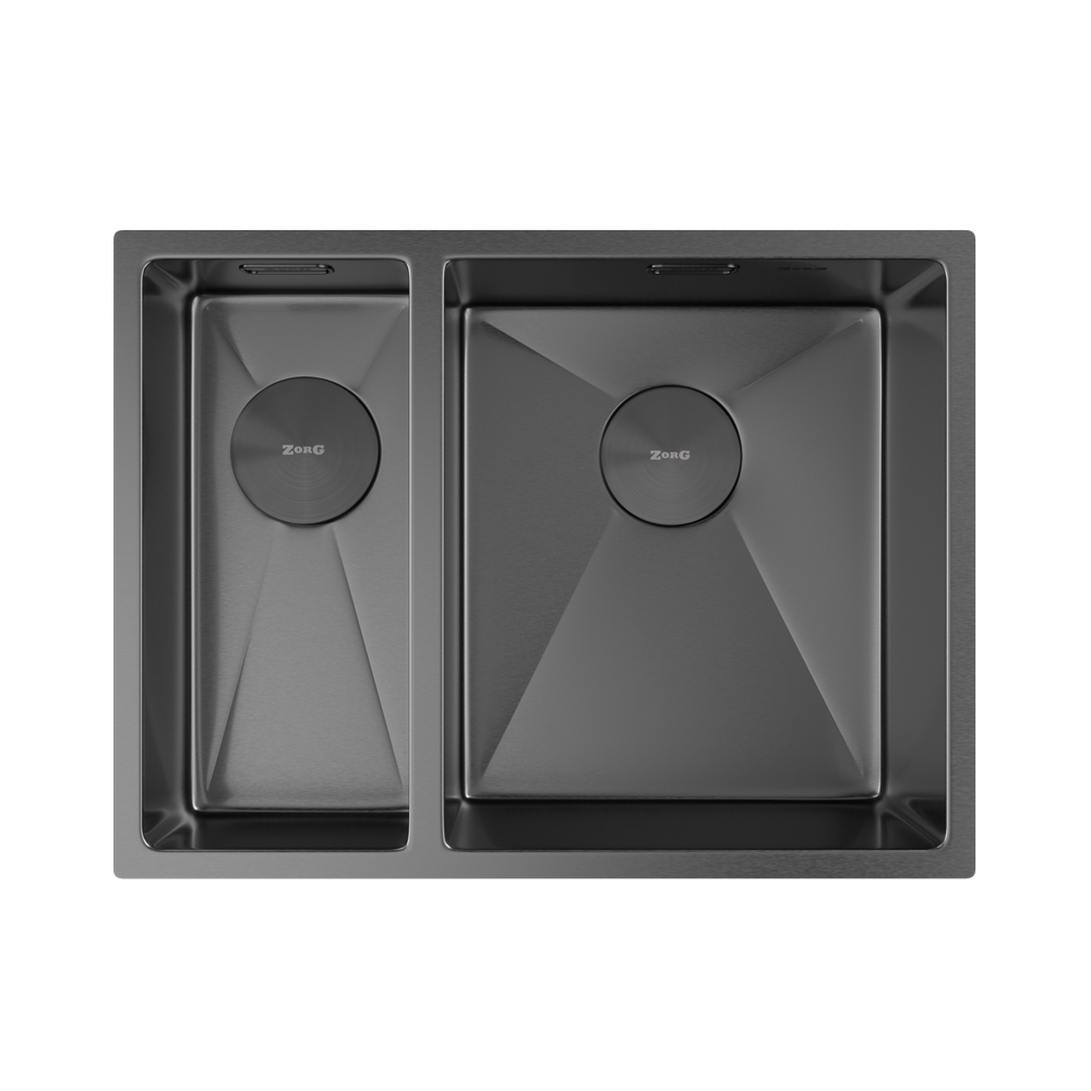 Мойка ZorG ZEROX 58-2 U / IF-L PVD GUNBLACK