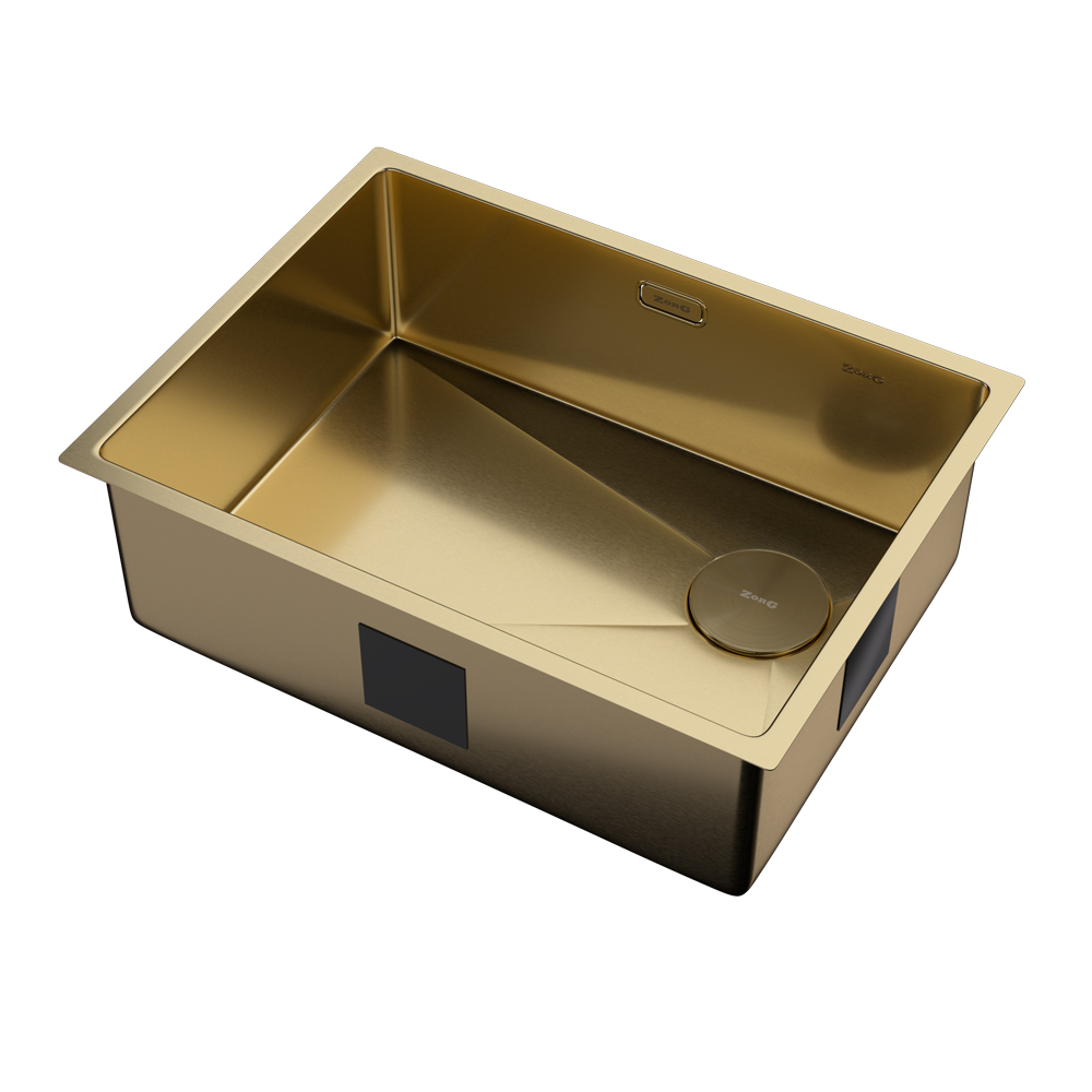 Мойка ZorG ZEROX 59 U / IF SIDE SF PVD GOLD