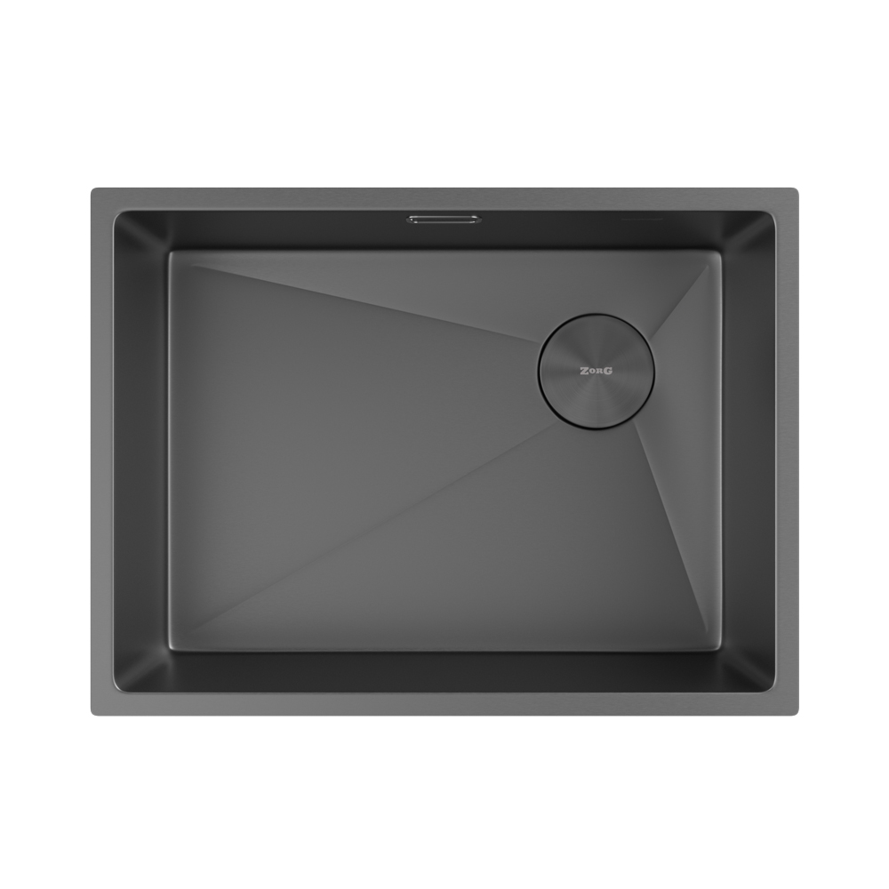 Мойка ZorG ZEROX 59 U / IF SIDE SF ZURINOX PVD GUNBLACK