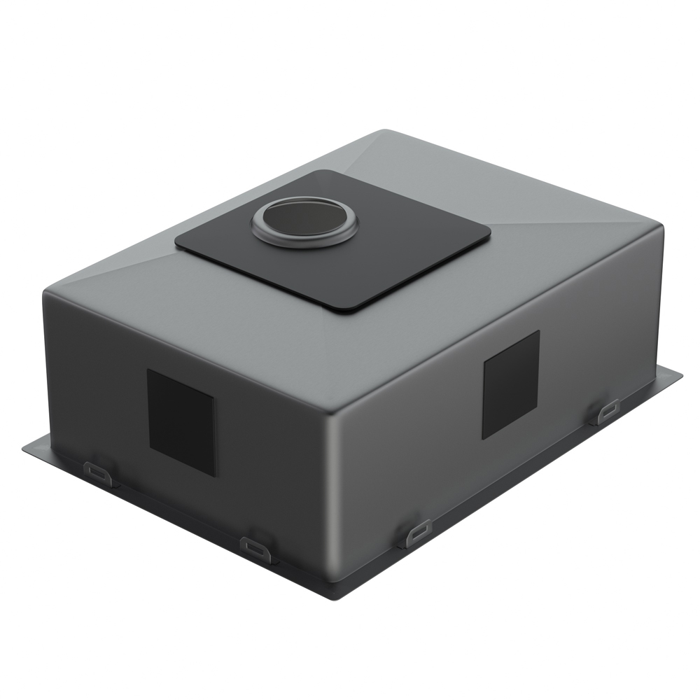 Мойка ZorG ZEROX 74 U / IF SIDE SF ZURINOX PVD GUNBLACK
