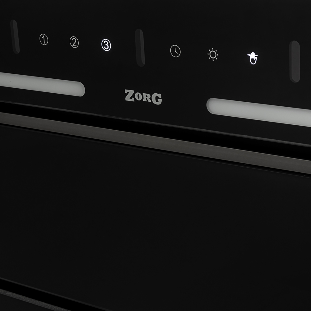 Вытяжка кухонная ZorG STAR 1080 60 S-GC черная