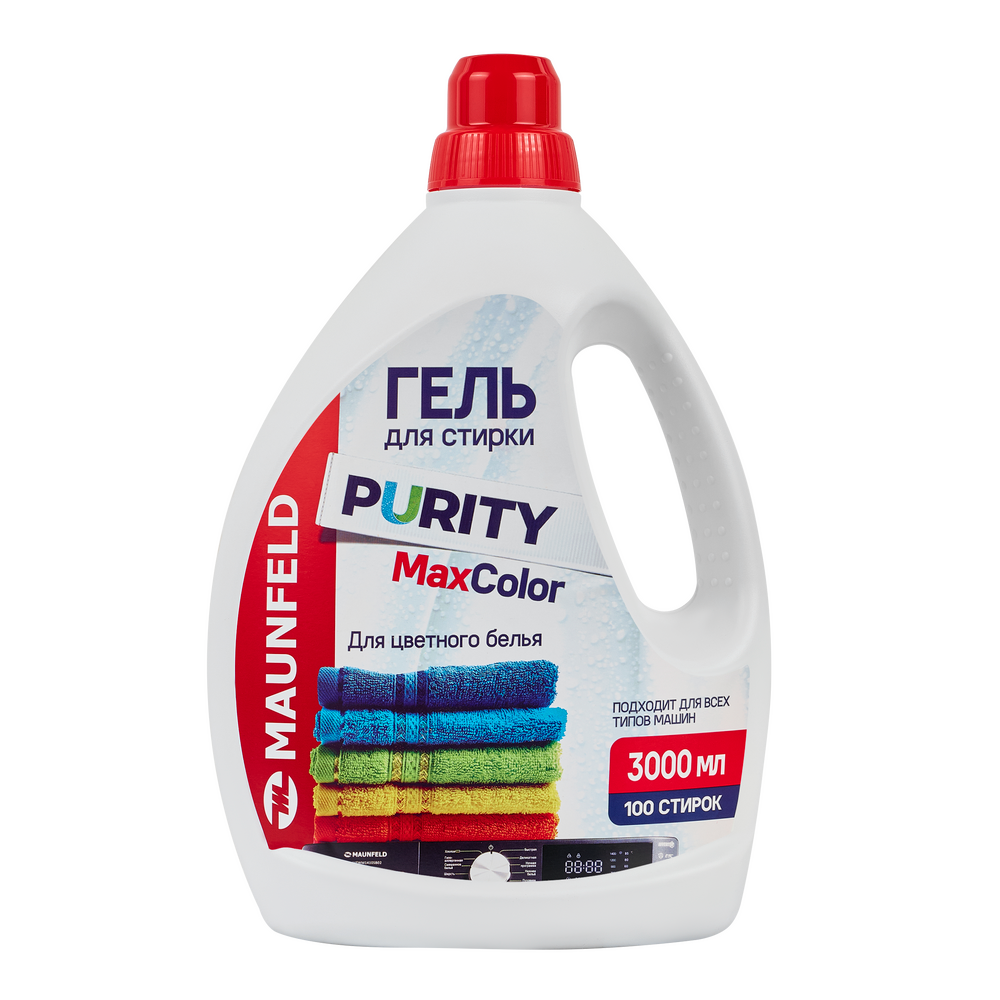 Гель для стирки 3000 мл MAUNFELD Purity Max color MWL3000PC