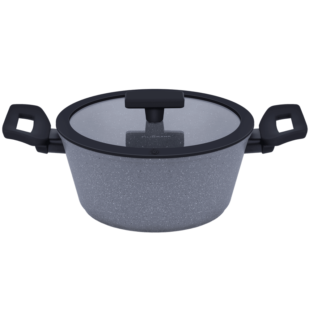 Кастрюля из кованого алюминия со стеклянной крышкой, 24 см, 3,8 л FILIGRANA SAGA FG24SGA01CS