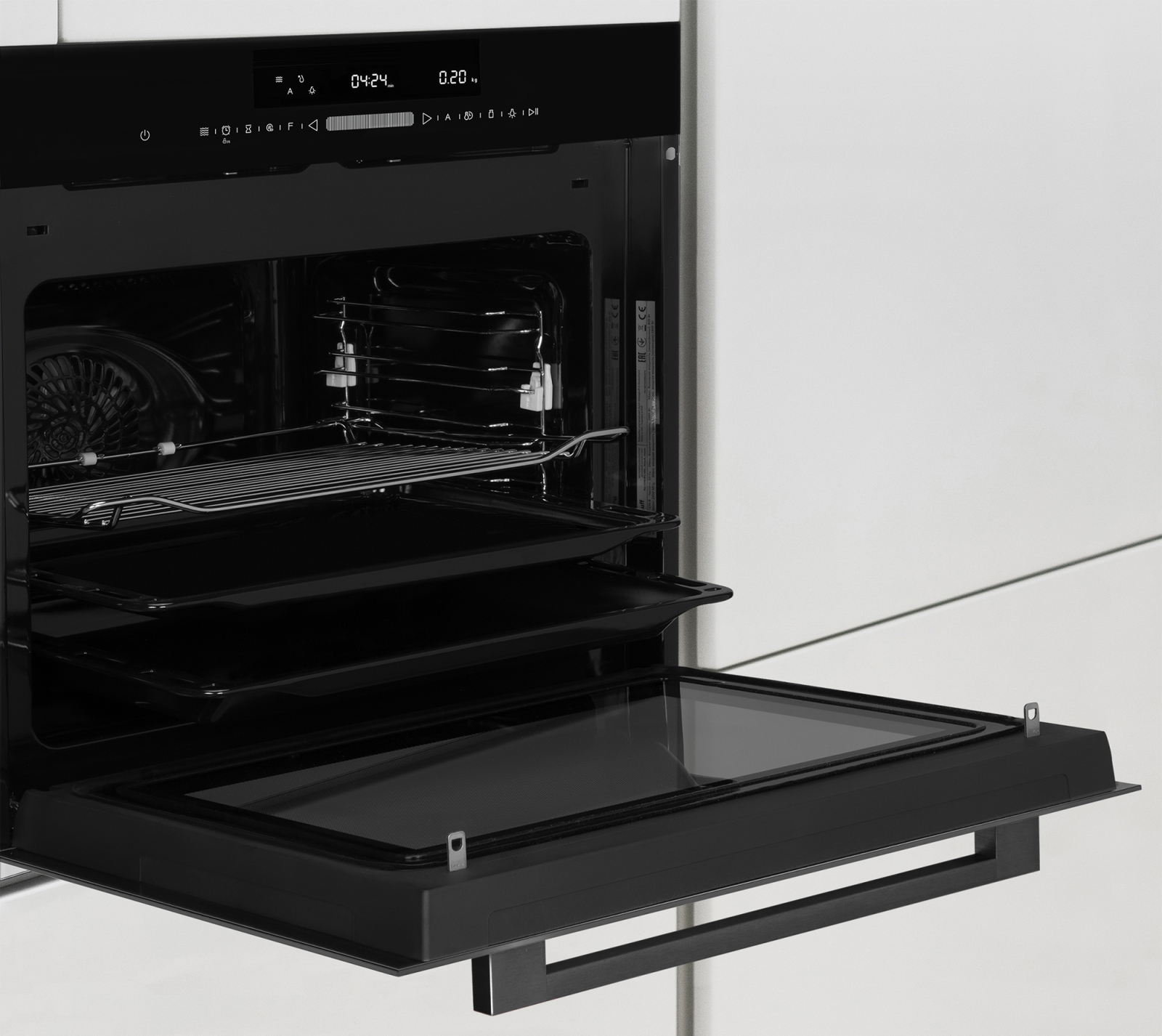 Духовой шкаф Weissgauff EOM 991 SB Black Edition