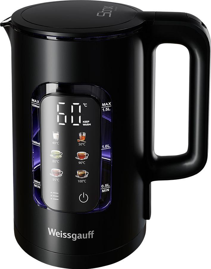 Чайник Weissgauff WK 1500 Db Touch BodyCool
