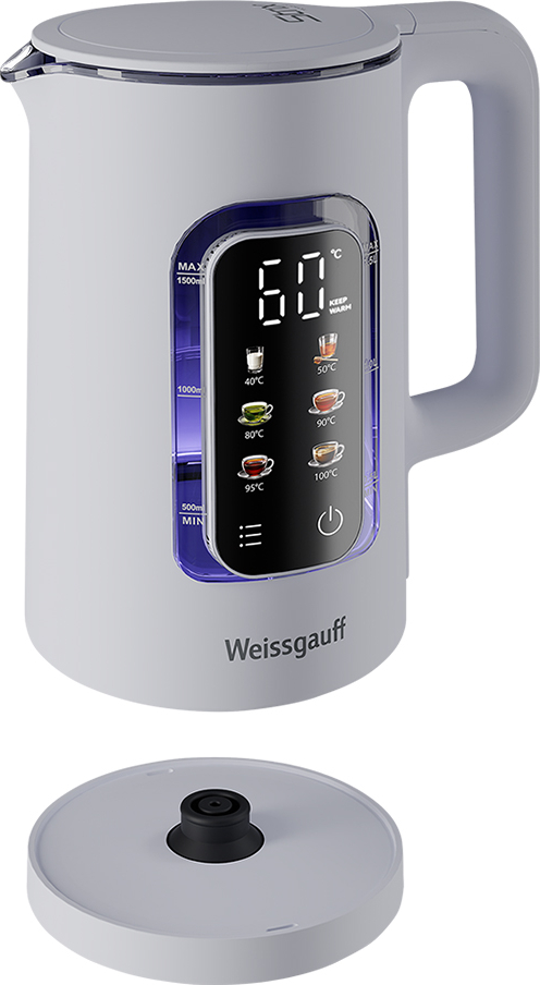 Чайник Weissgauff WK 1500 Dw Touch BodyCool