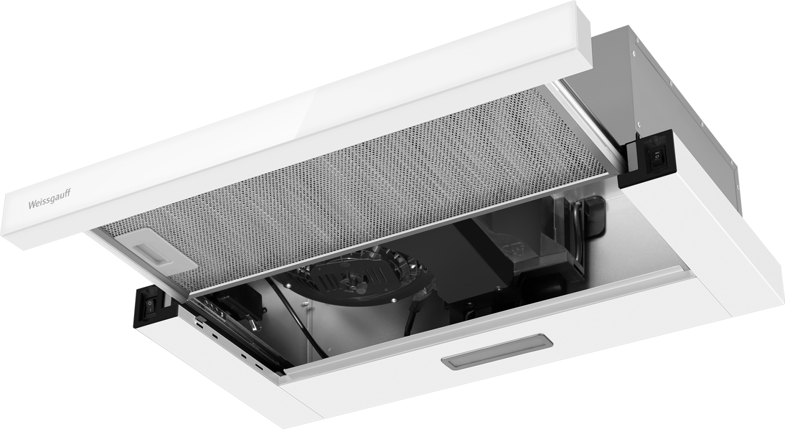 Кухонная вытяжка Weissgauff TEL 600 White Glass