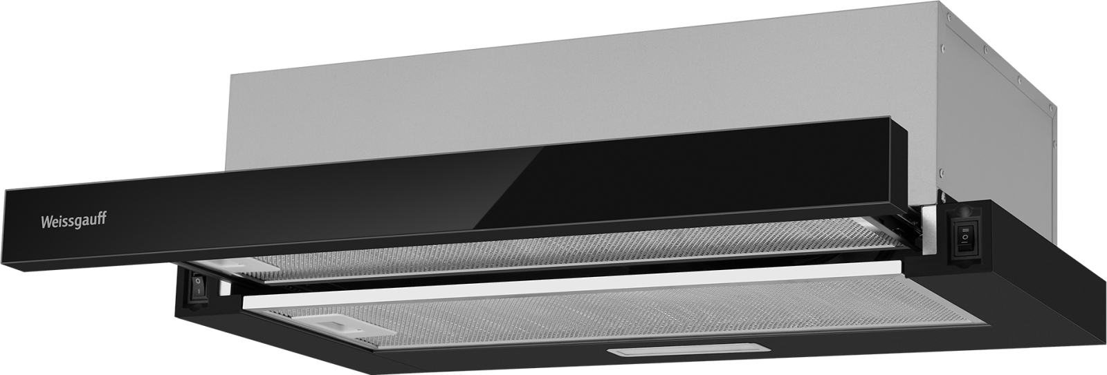 Кухонная вытяжка Weissgauff TEL 600 Black Glass