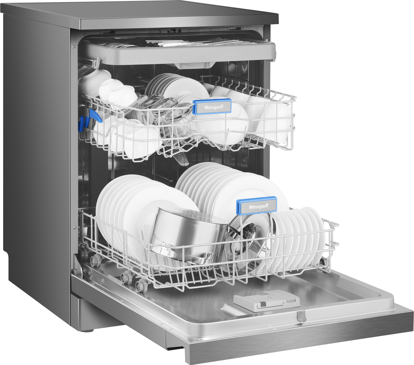 Посудомоечная машина Weissgauff DW 6039 Touch Dual Wash Inox