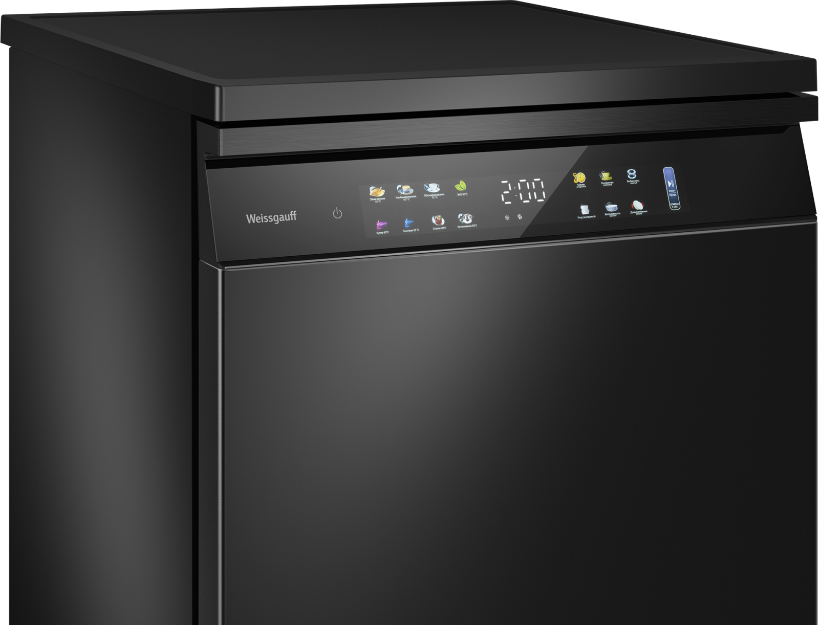 Посудомоечная машина Weissgauff DW 6039 Touch Dual Wash Black