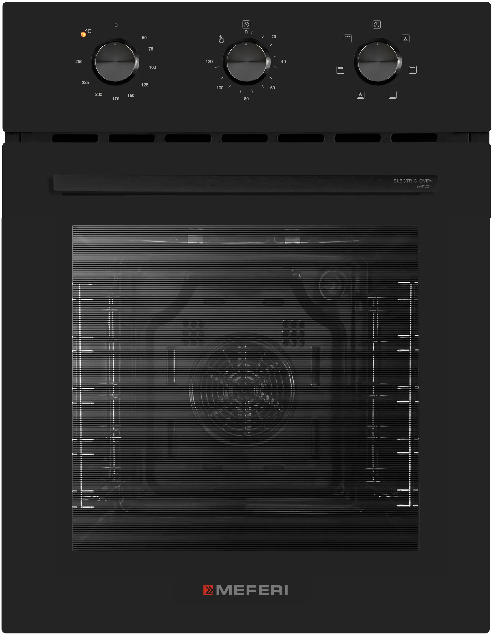 Духовой шкаф электрический MEFERI MEO457BK COMFORT