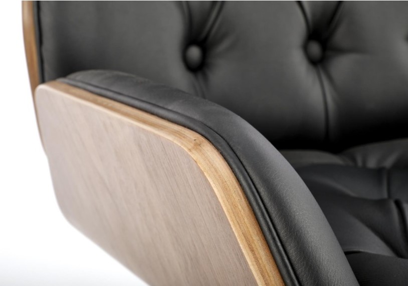 Кресло компьютерное HALMAR GAVIN ореховый/черный