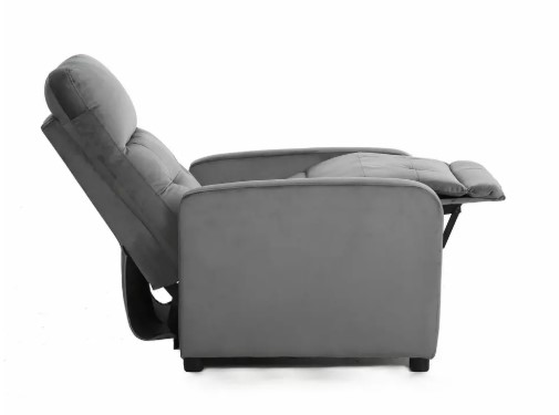 Кресло SIGNAL OTUS Velvet Bluvel 14 раскладное, серый