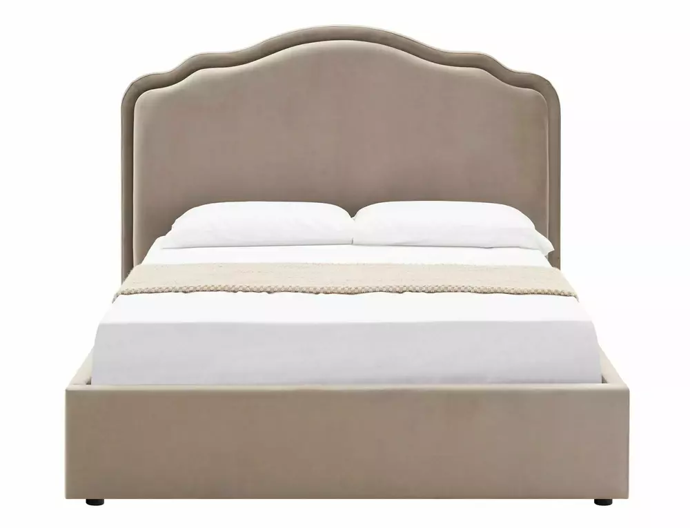 Кровать SIGNAL FLORENCJA Velvet Bluvel 40 темно-бежевый 160/200