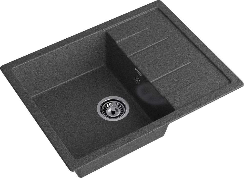 Кухонная мойка GRANFEST QUADRO Q-650L графит