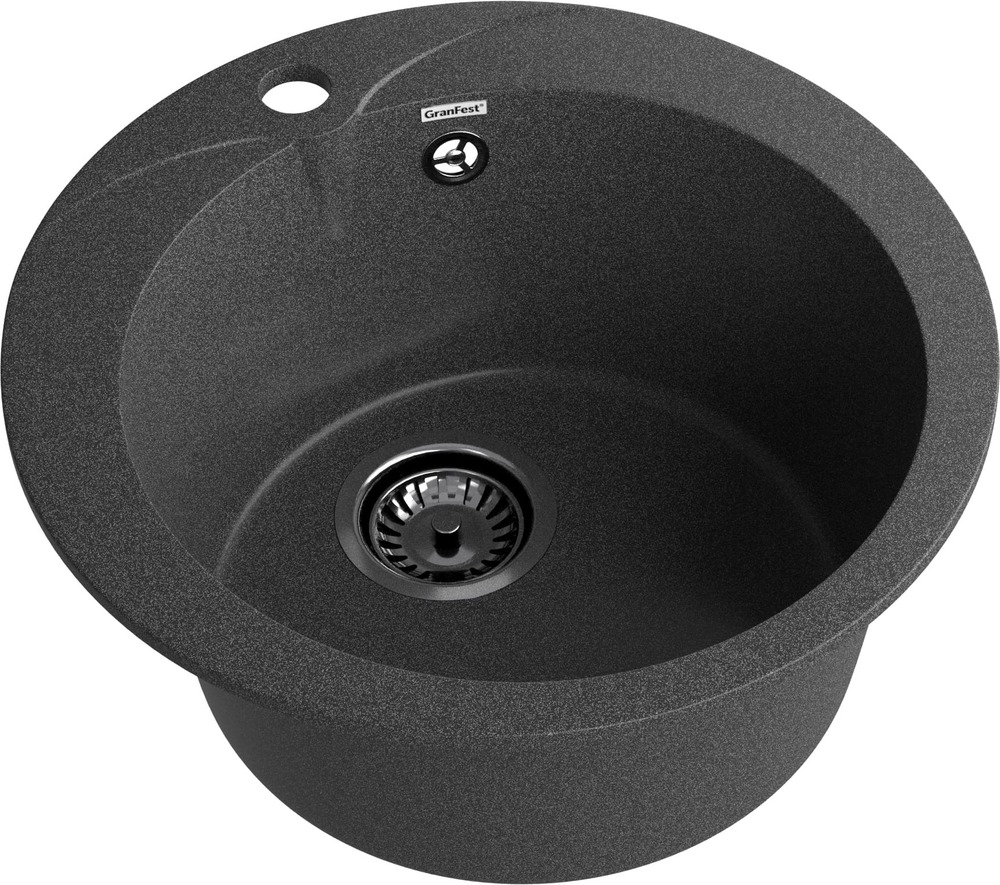 Кухонная мойка GRANFEST RONDO R-480 графит
