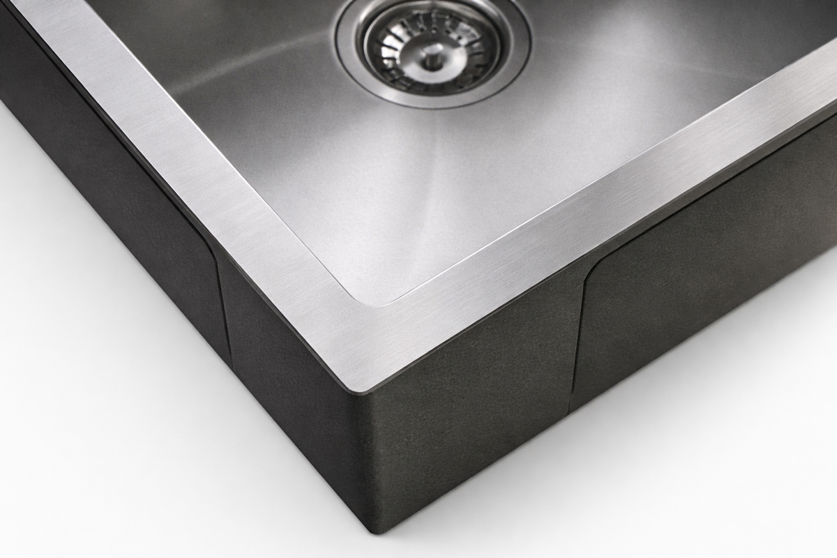 Кухонная мойка из нержавейки BLANTEK LS-5050ST Stone texture