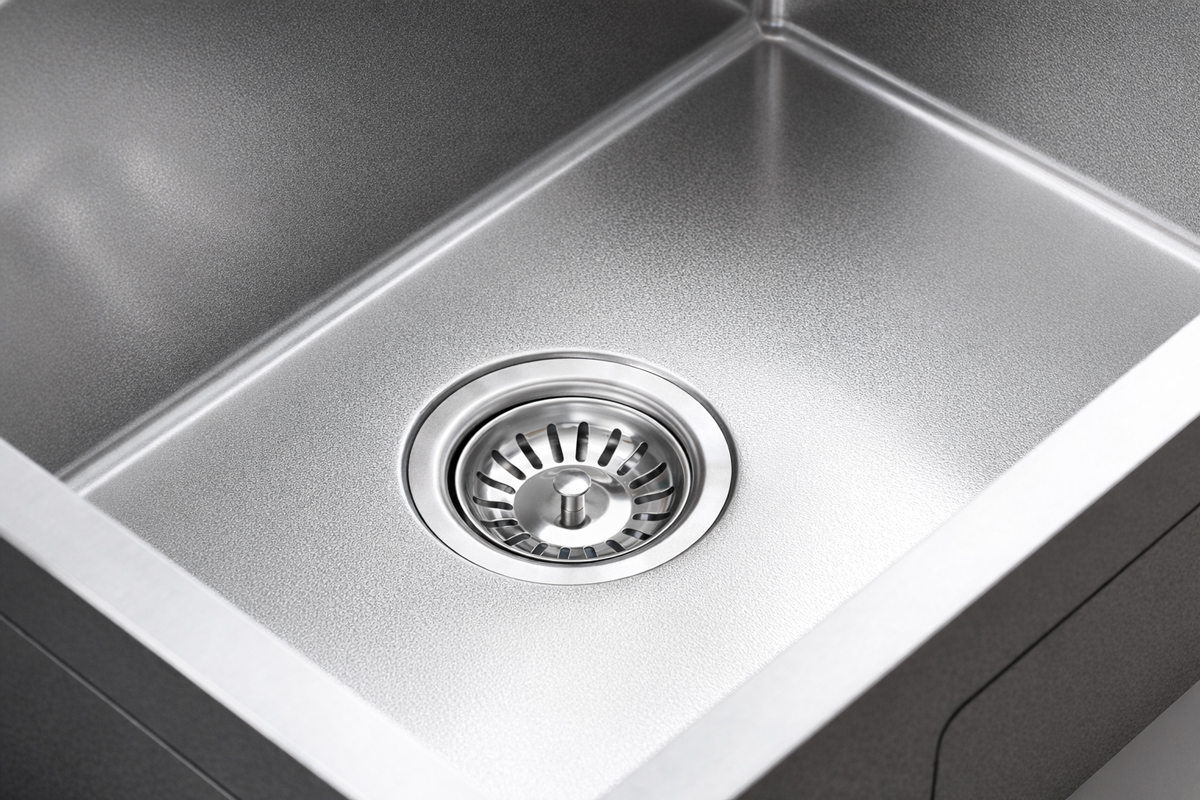 Кухонная мойка из нержавейки BLANTEK LS-5848ST Stone texture
