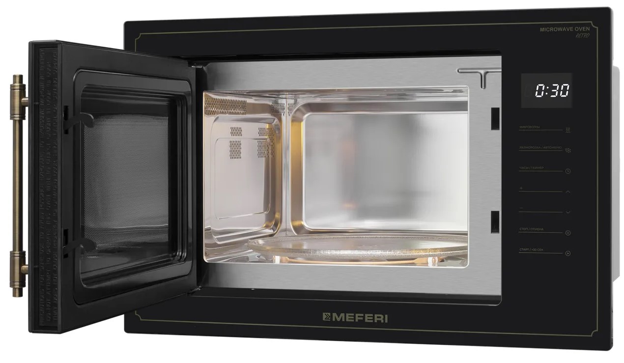 Микроволновая печь MEFERI MMO6025BK RETRO