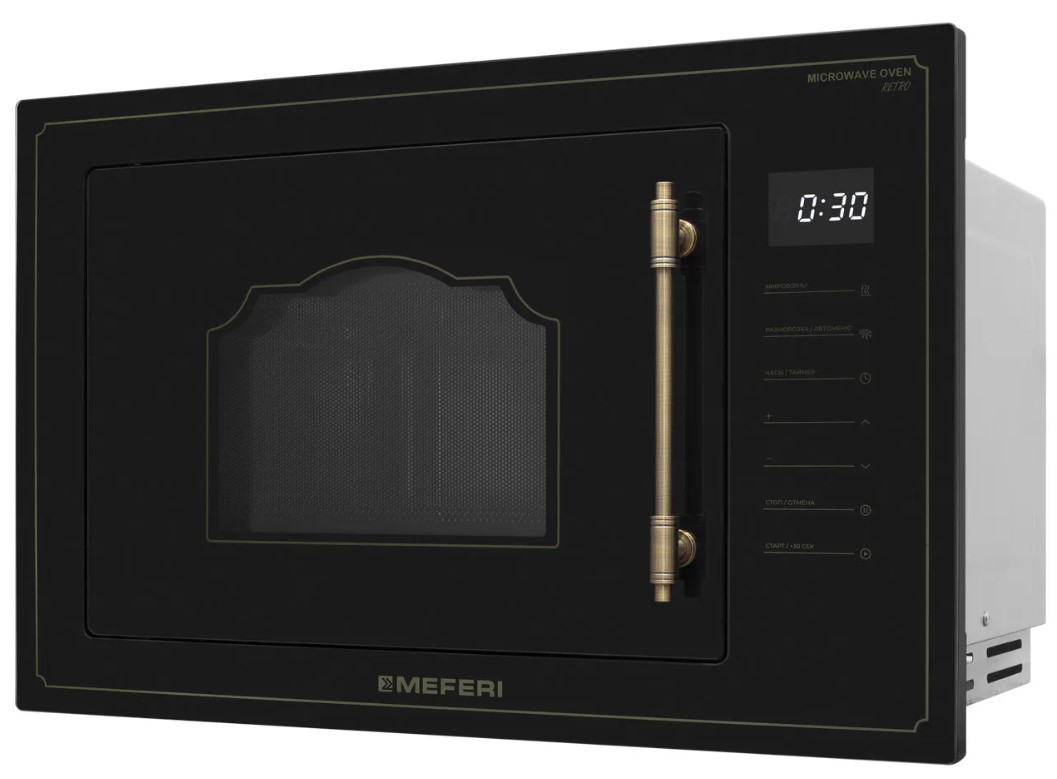 Микроволновая печь MEFERI MMO6025BK RETRO