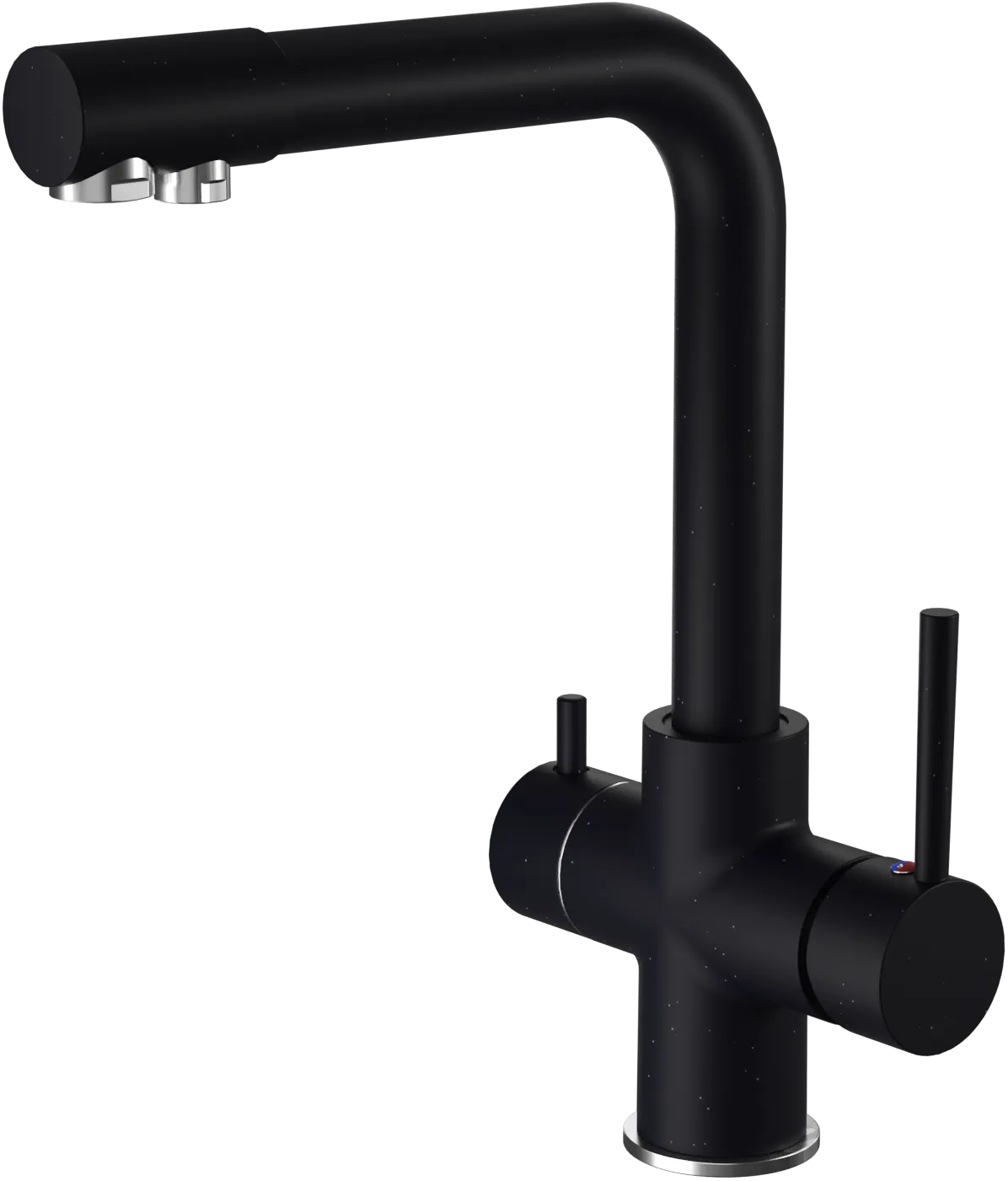 Смеситель для кухни GRANFEST QUARZ Z-5423 черный