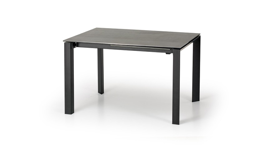 Стол обеденный HALMAR HORIZON серо-черный 120-180/85