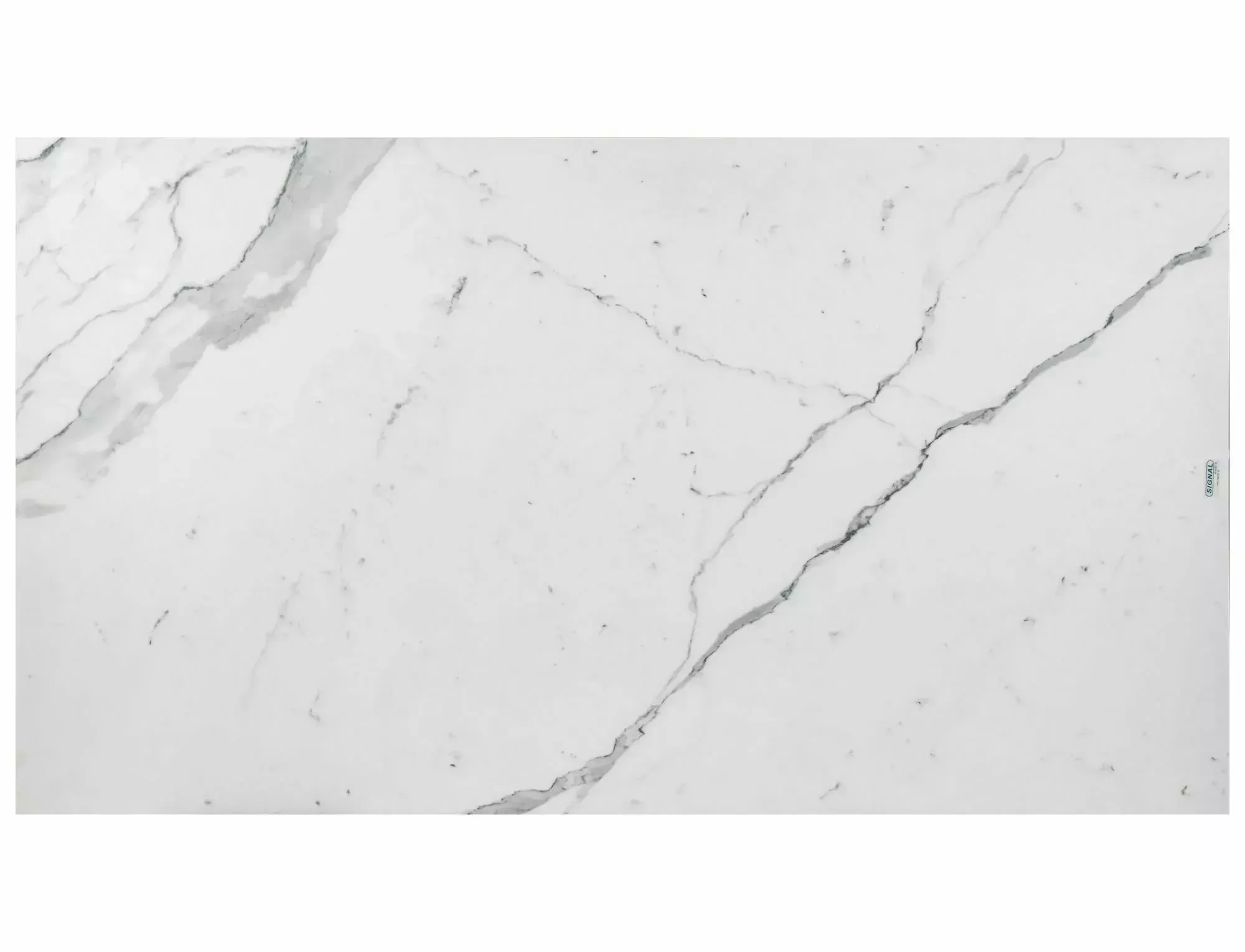 Стол обеденный SIGNAL DOLCE Ceramic Statuario Venato белый/дуб 180-240/95