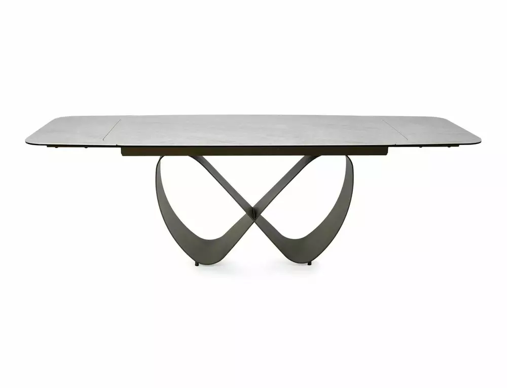 Стол обеденный SIGNAL INFINITY Ceramic бежевый Taj Mahal/медный 160-240/95