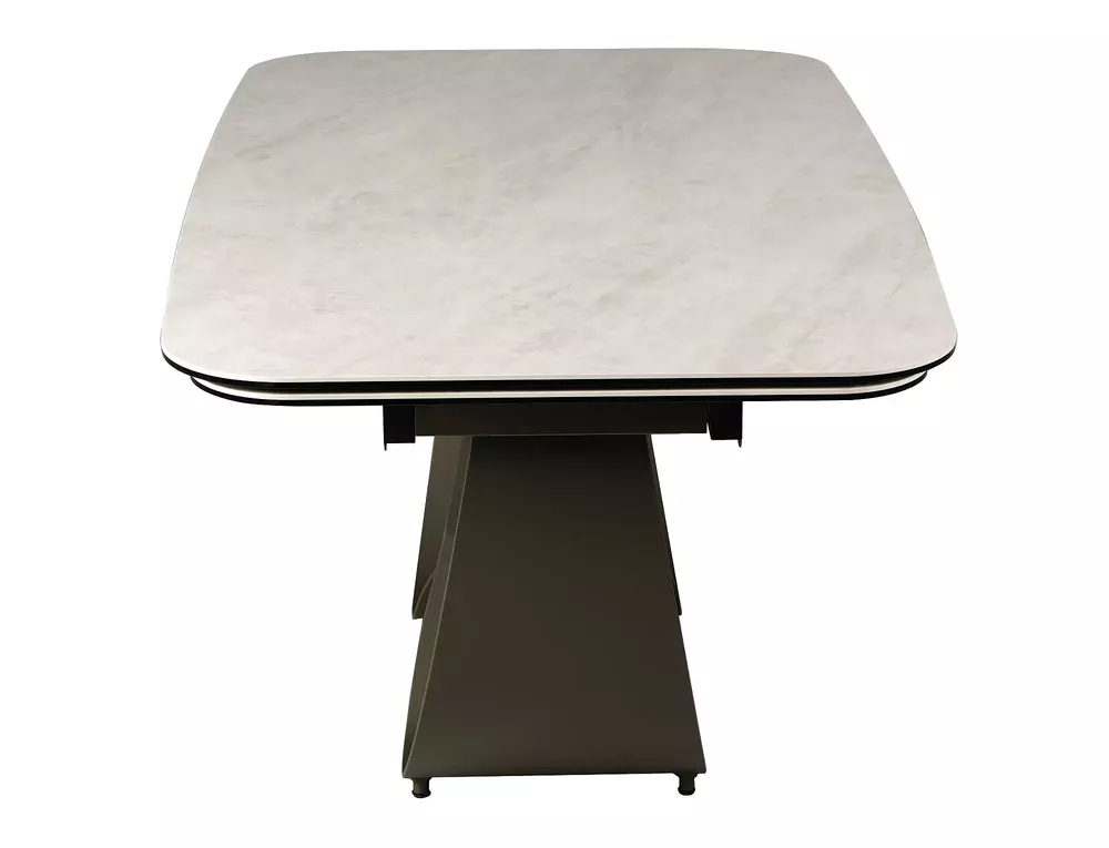 Стол обеденный SIGNAL INFINITY Ceramic бежевый Taj Mahal/медный 160-240/95