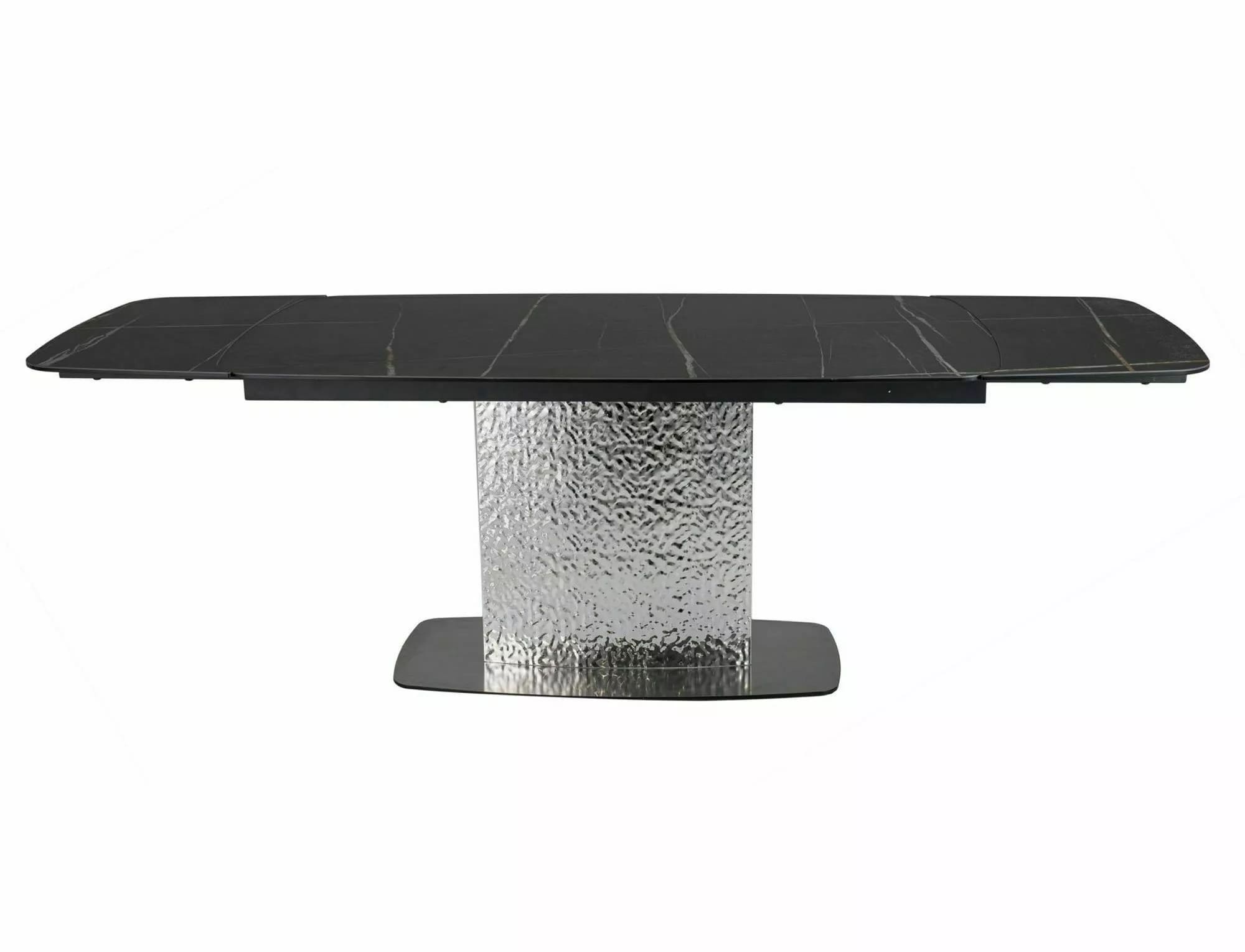 Стол обеденный SIGNAL MONCLER Ceramic Sahara Noir черный 160-240/90