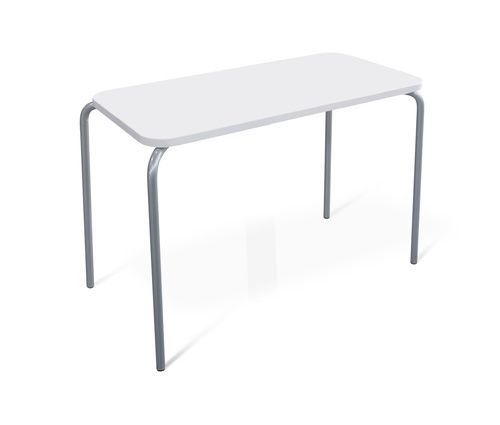 Стол Sheffilton SHT-T35 100/50 артикул SHT-T103 белый матовый/хром лак
