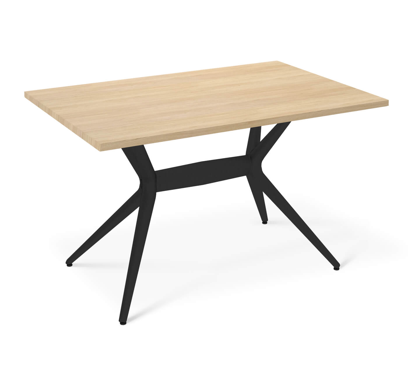 Стол Sheffilton SHT-TU30-2/TT46 120/80 черный/белый дуб