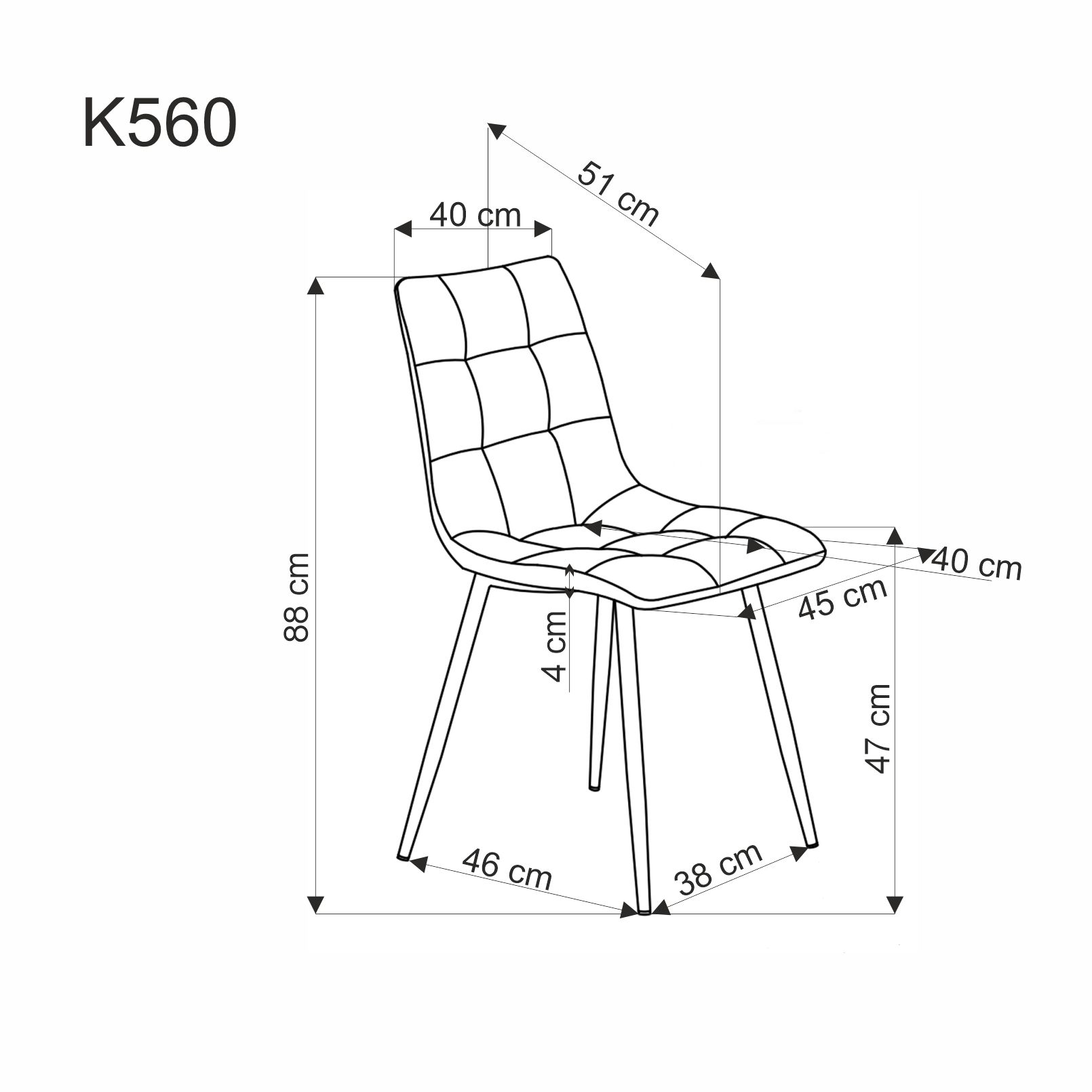 Стул HALMAR K560 оливковый/черный