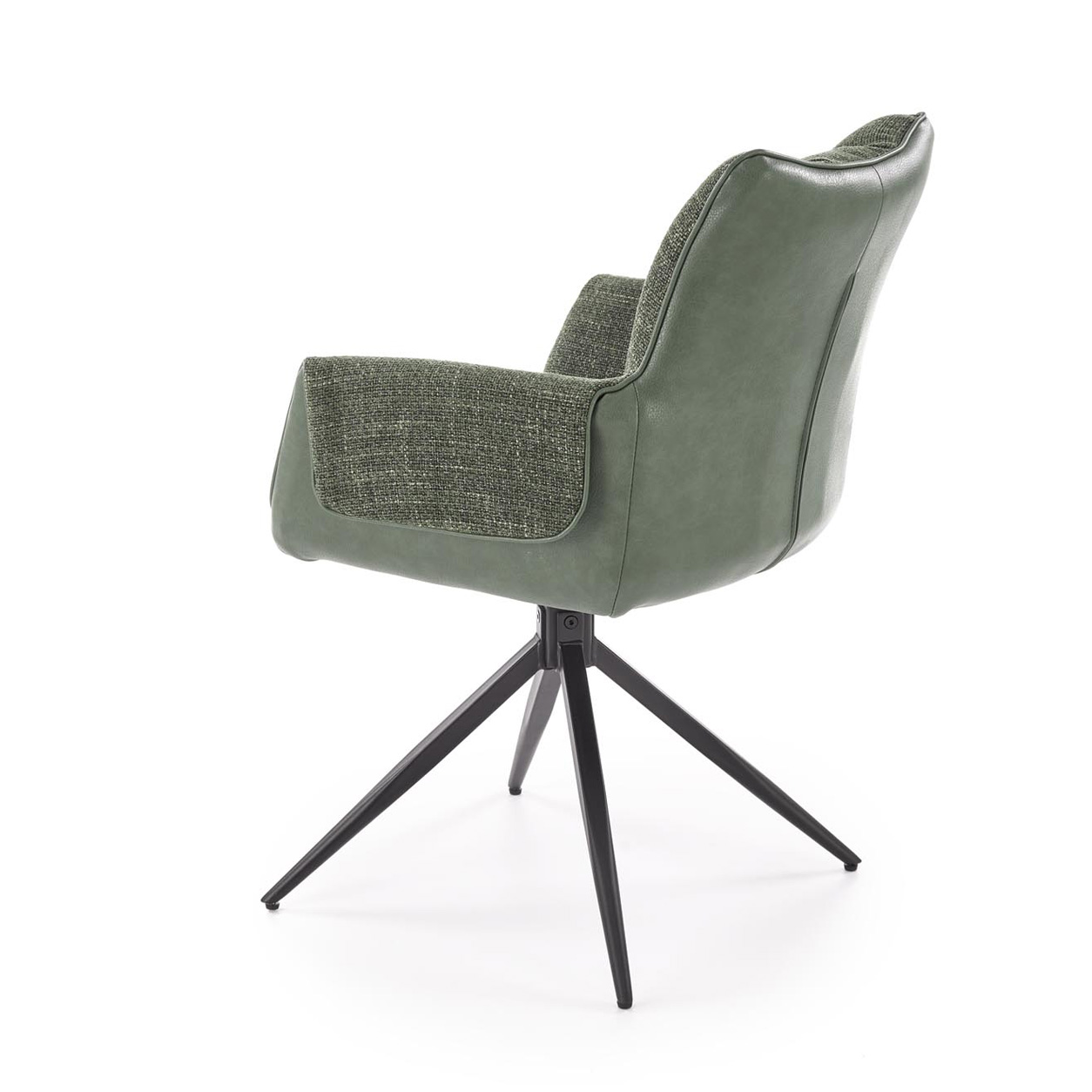 Стул HALMAR K579 зеленый/черный, поворотный