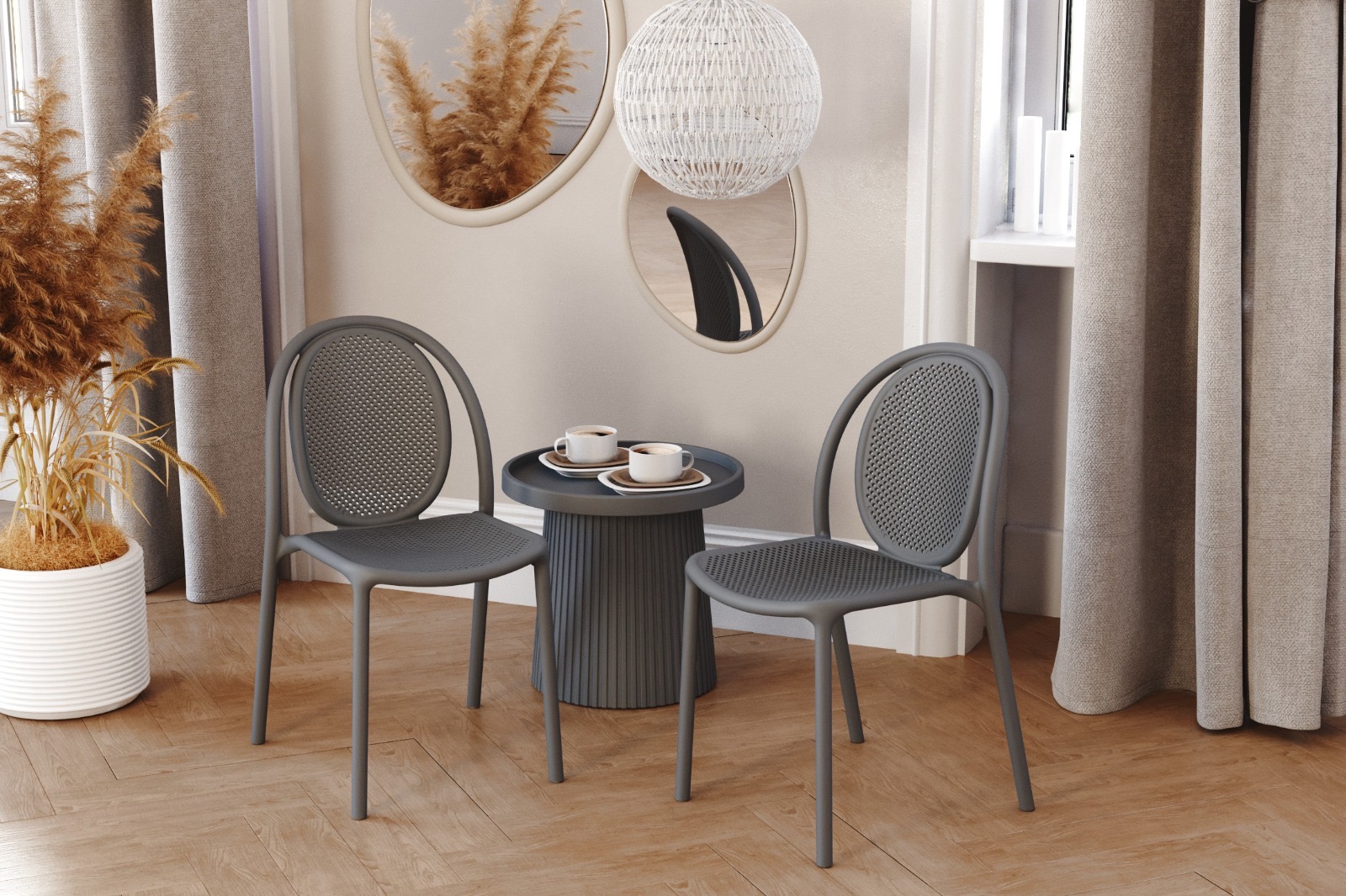 Стул Sheffilton SHT-S172 темно-серый