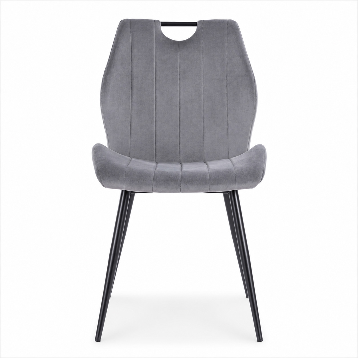 Стул SIGNAL ARCO Velvet Bluvel 14 серый/черный