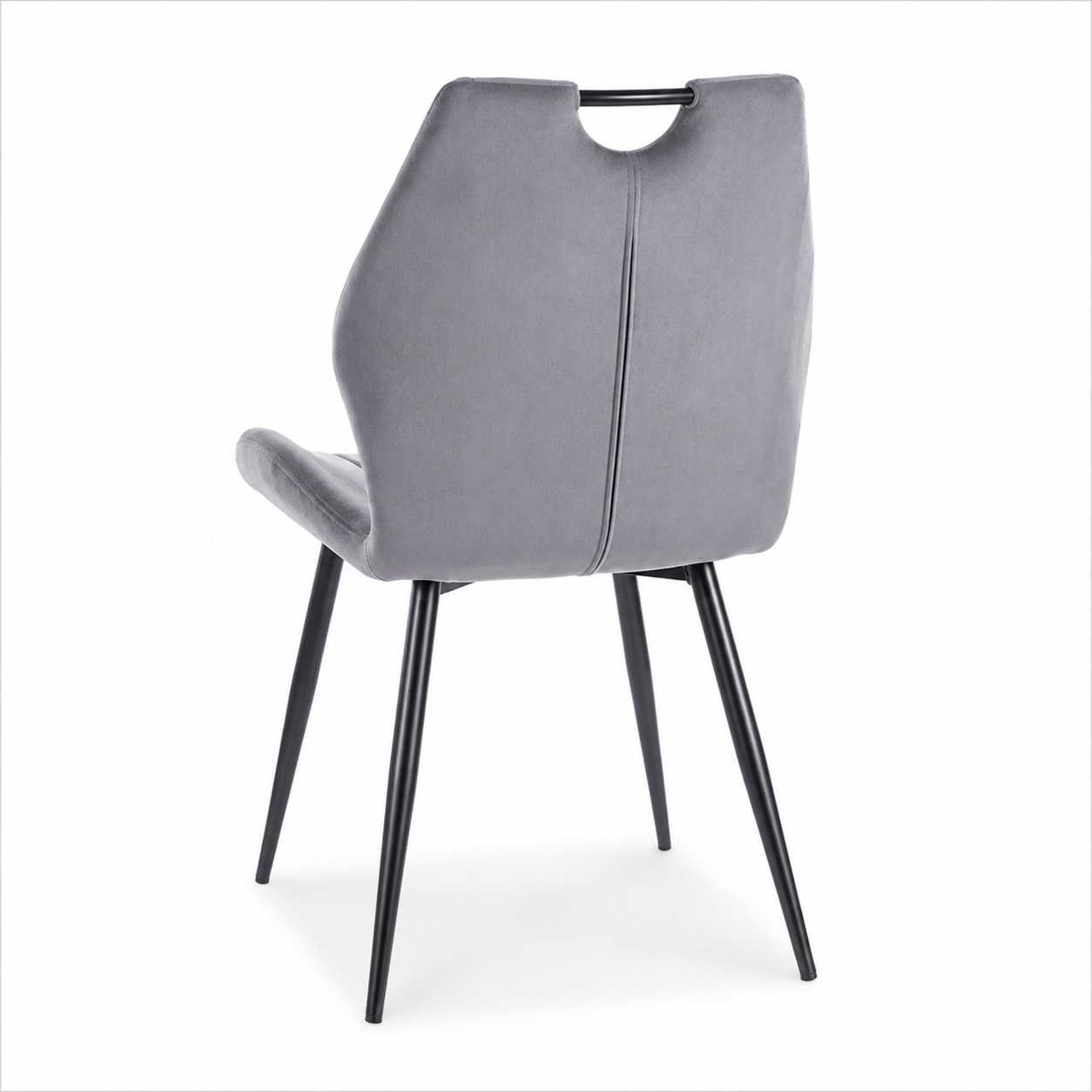 Стул SIGNAL ARCO Velvet Bluvel 14 серый/черный
