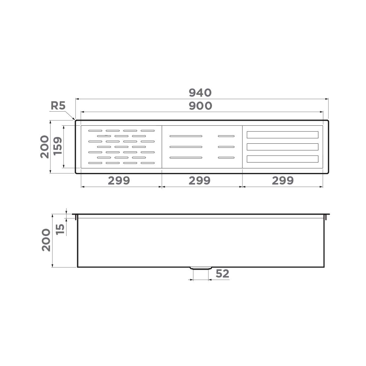 Сушка для посуды Omoikiri DRY-02 IN (без вставок)