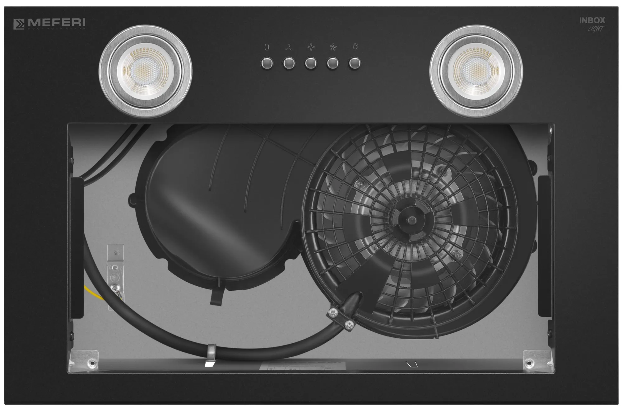 Вытяжка кухонная MEFERI INBOX45BK LIGHT