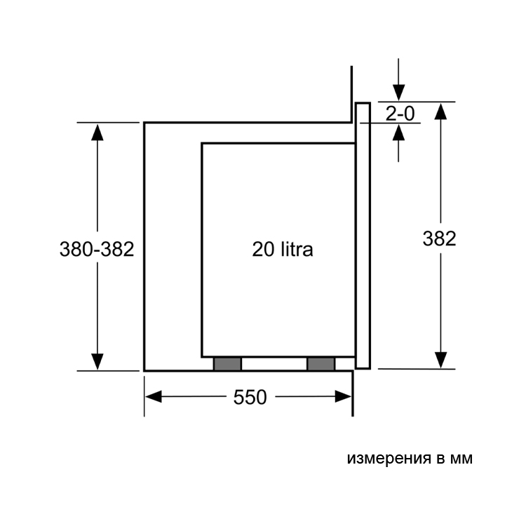 Микроволновая печь встраиваемая Bosch BFL520MB0
