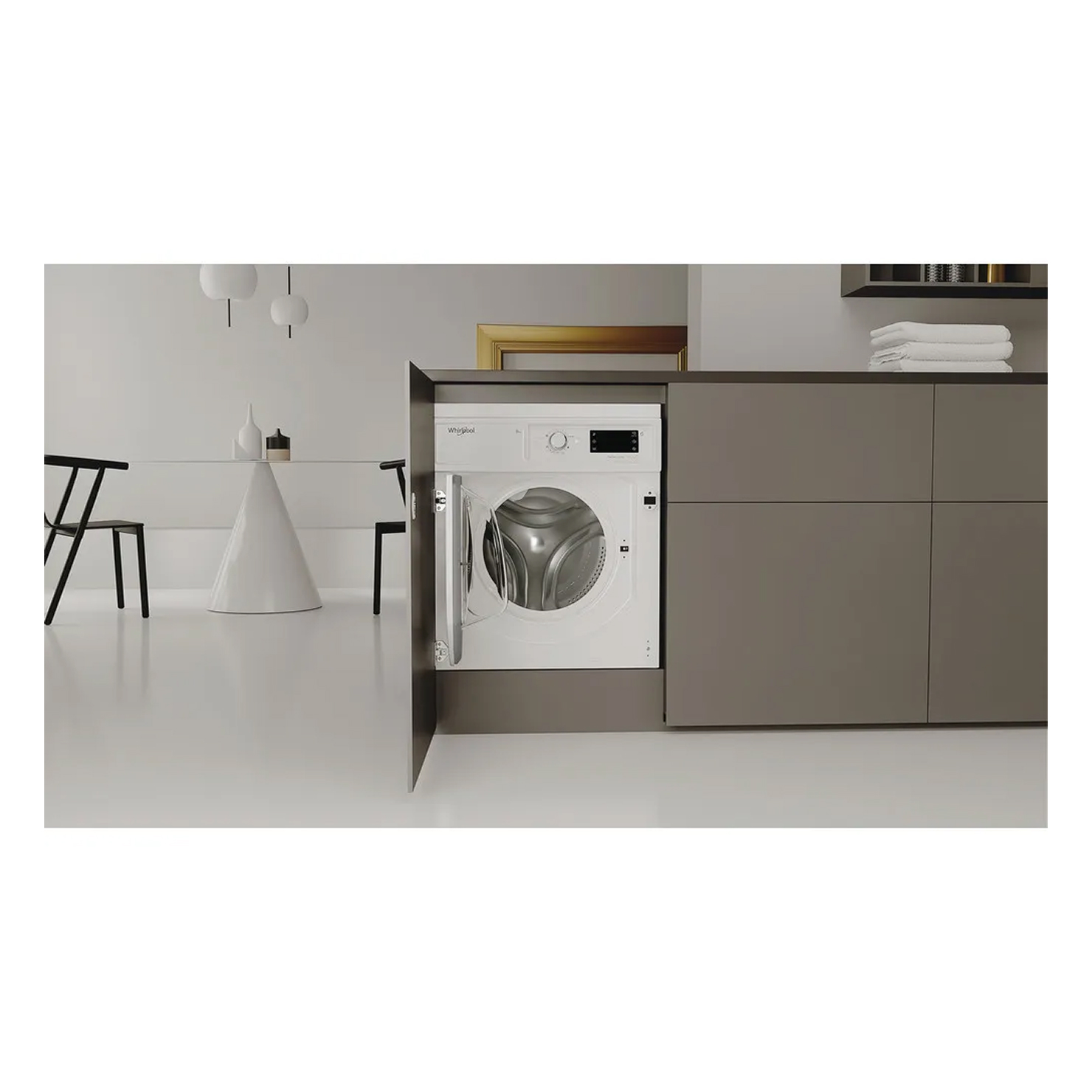 Встраиваемая стиральная машина с фронтальной загрузкой Whirlpool BI WMWG 91485 EU