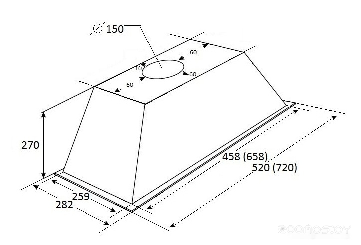 Кухонная вытяжка Kuppersberg Inlinea 52 C